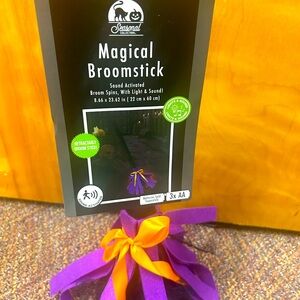 Dollar Tree Magical Broomstick - Sound Activated Spins with lights and sounds